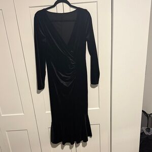 SHEIN Black Long Sleeve Dress